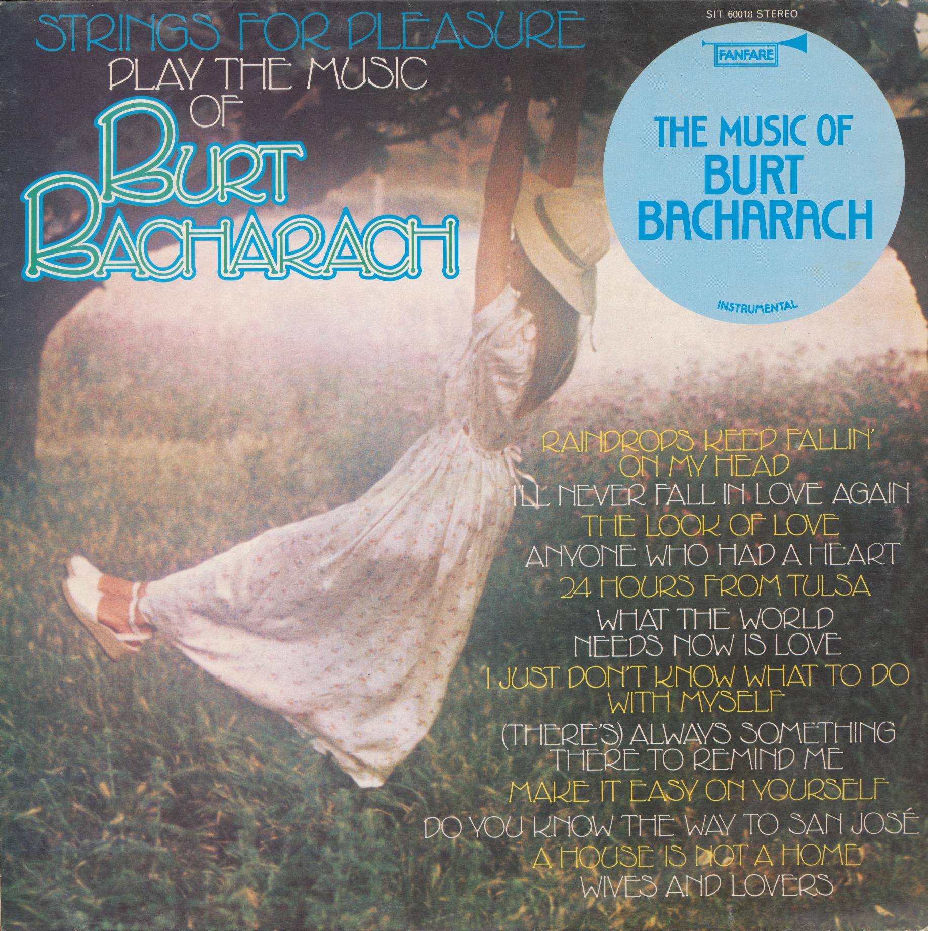 Play The Music Of Burt Bacharach : Strings For Pleasure : Free 